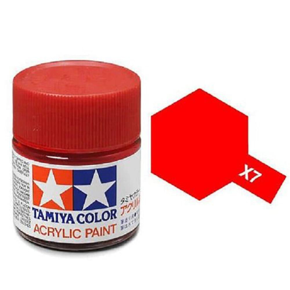 Tamiya Models X7 Mini Acrylic Paint  Red