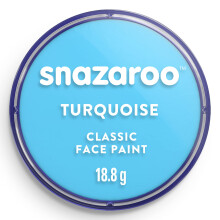 Snazaroo Classic Face and Body Paint 188g 066oz Pot Turquoise