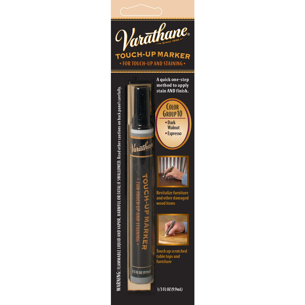 RustOleum Varathane 215361 Wood Stain TouchUp Marker For Dark Walnut  Espresso