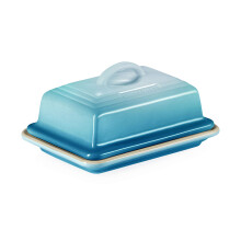Le Creuset Stoneware European Butter Dish Caribbean