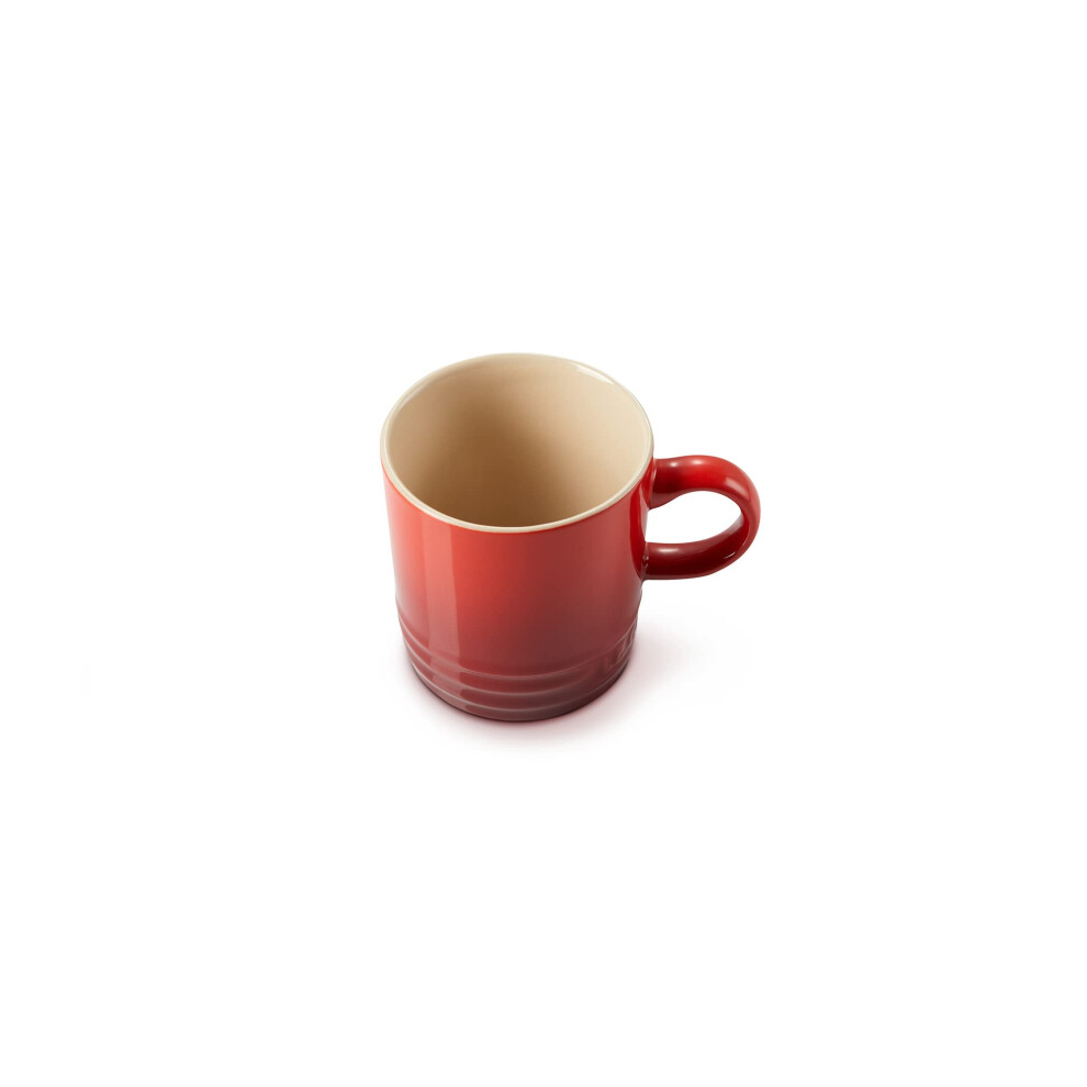 Le Creuset Stoneware Espresso Mug  3 oz  Cerise  1 Count Pack of 1