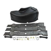 Kit de mulching para tractor Husqvarna HV-PA-531309643 de 54 pulgadas, negro