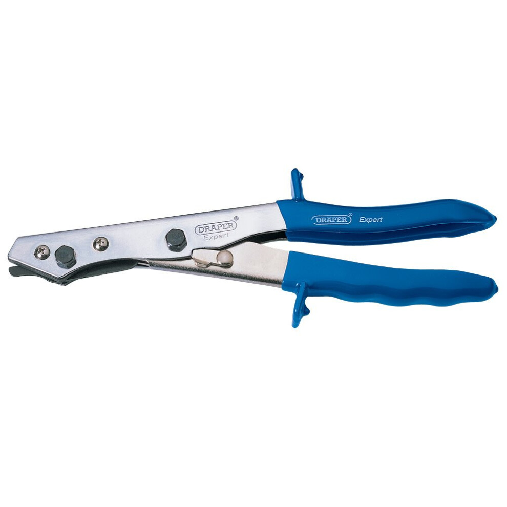 Draper 35748 Expert Hand Nibbler for Metal Sheet  Plastic Blue 250 mm