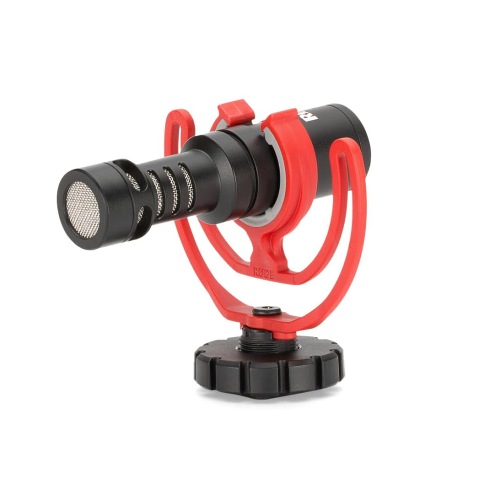 Rode VideoMicro Compact OnCamera Microphone with Rycote Lyre Shock Mount  Auxiliary  Black