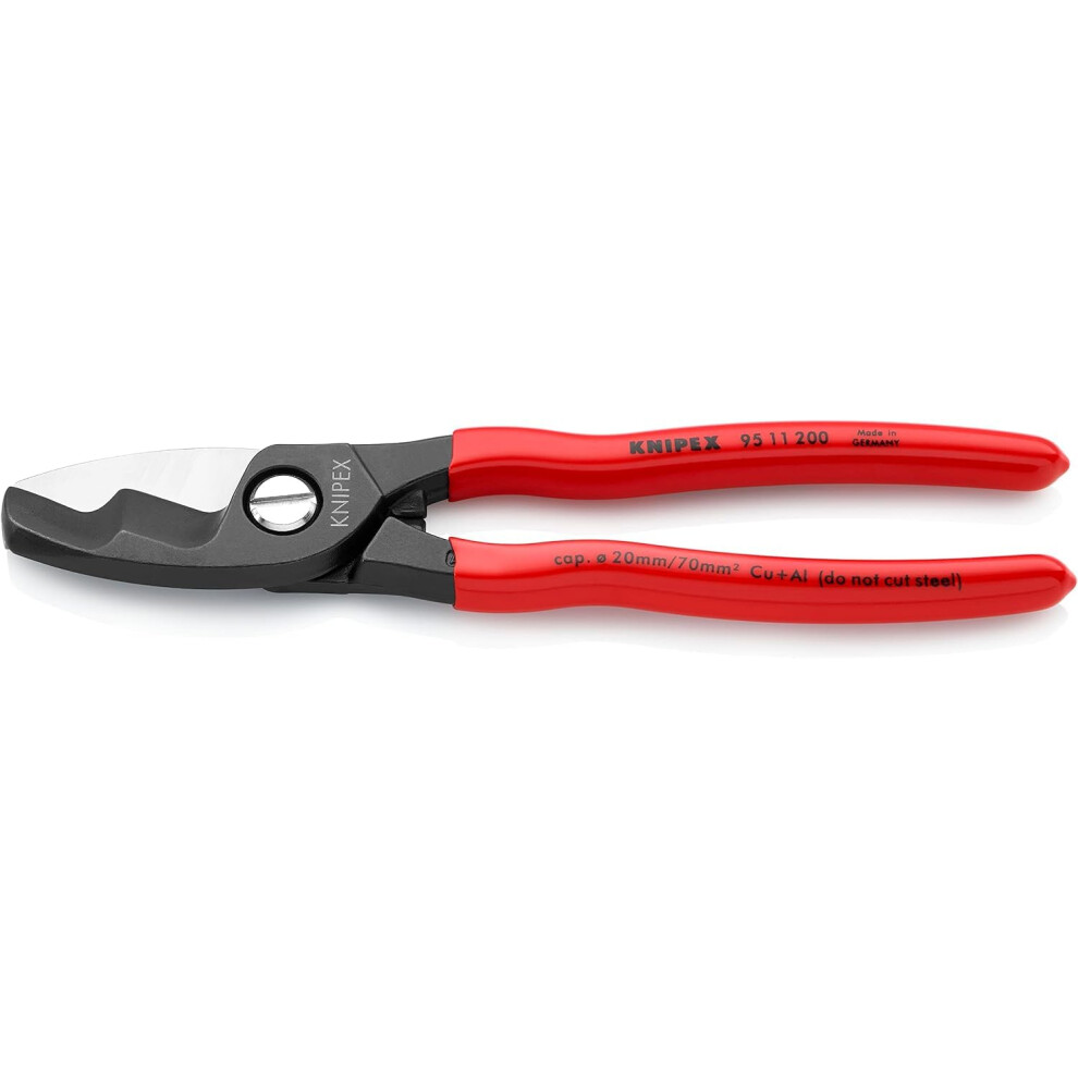 Knipex 95 11 200 SB Cable Shears 7 87 in blister packaging