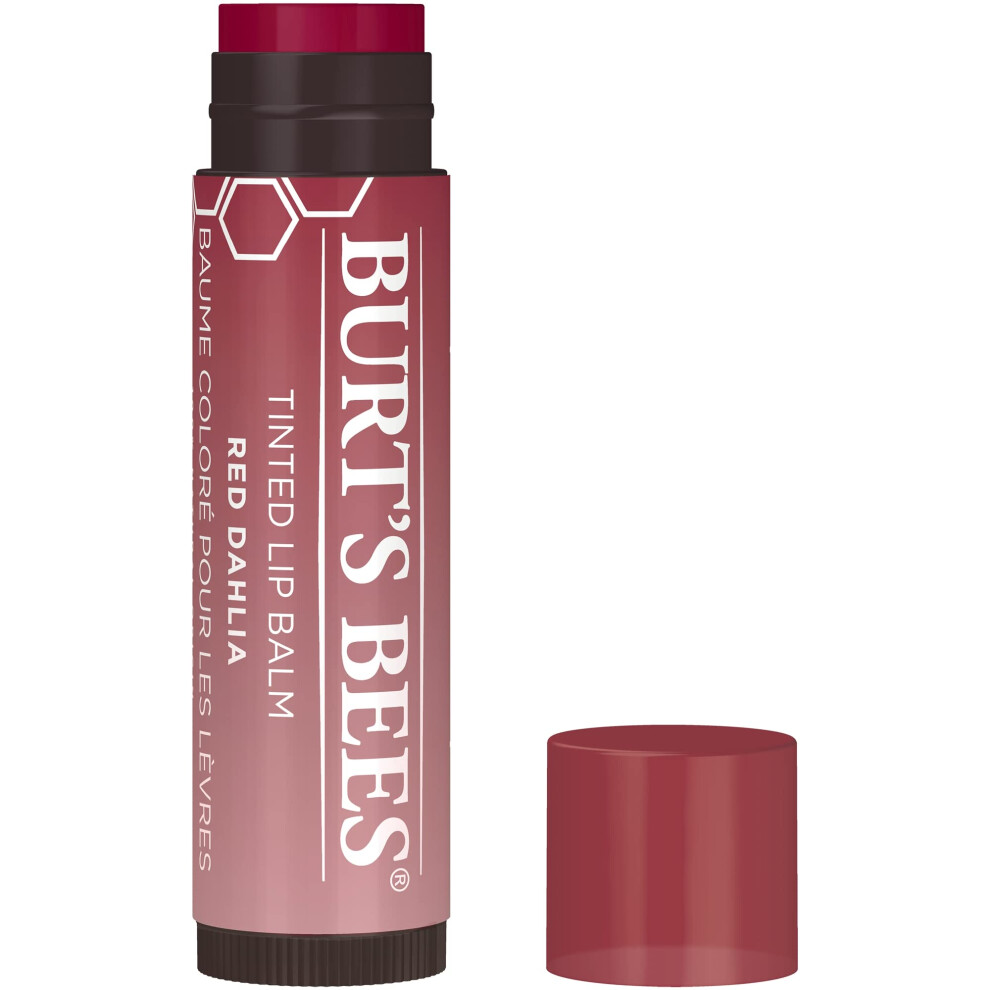 Burts Bees Tinted Lip Balm  Red Dahlia  015 Ounce