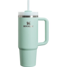 STANLEY Quencher H2.0 FlowState Tumbler Isolant Acier Inoxydable 30 oz (Menthe) avec Couvercle et Paille