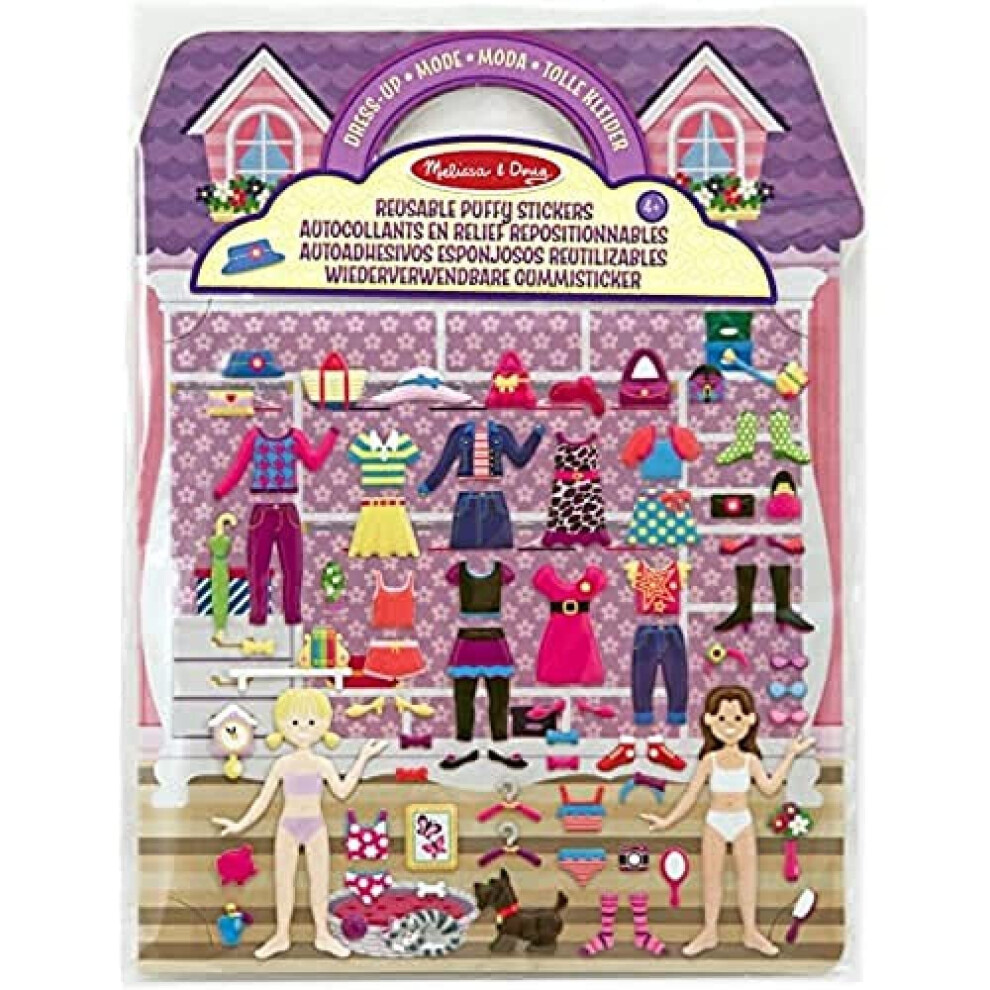 Melissa  Doug Puffy Sticker Play Set  Dressup