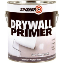 Zinsser 01501 Water-based Drywall Primer, White, 1-gallon