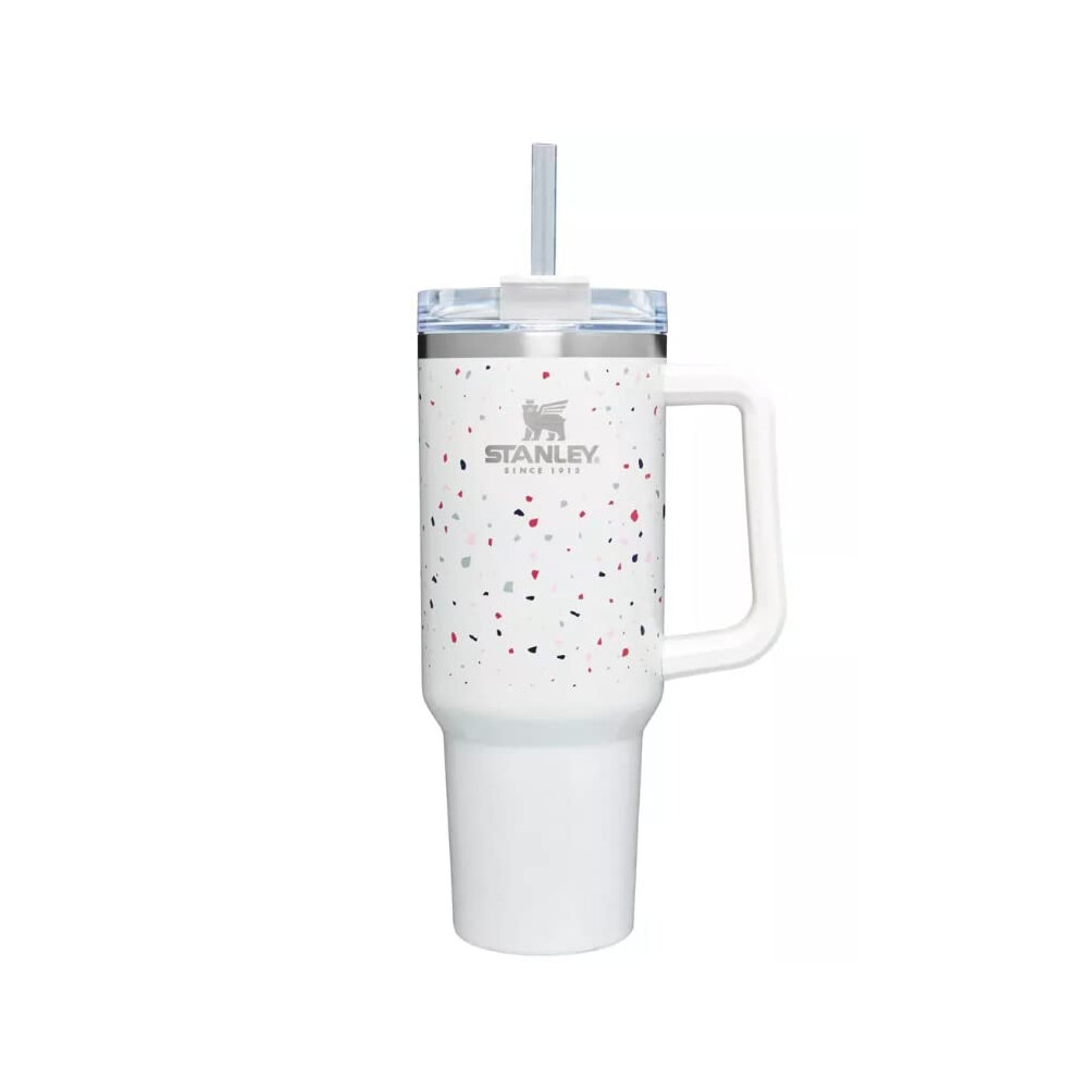 STANLEY Adventure 40oz Stainless Steel Quencher TumblerTerrazzo Pearlescent