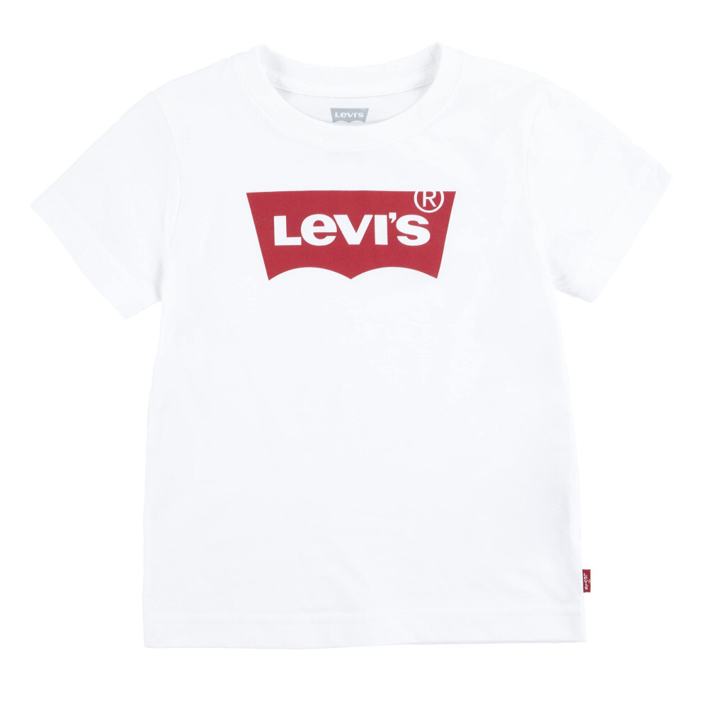 Levis Little Boys Classic Batwing TShirt  White  6