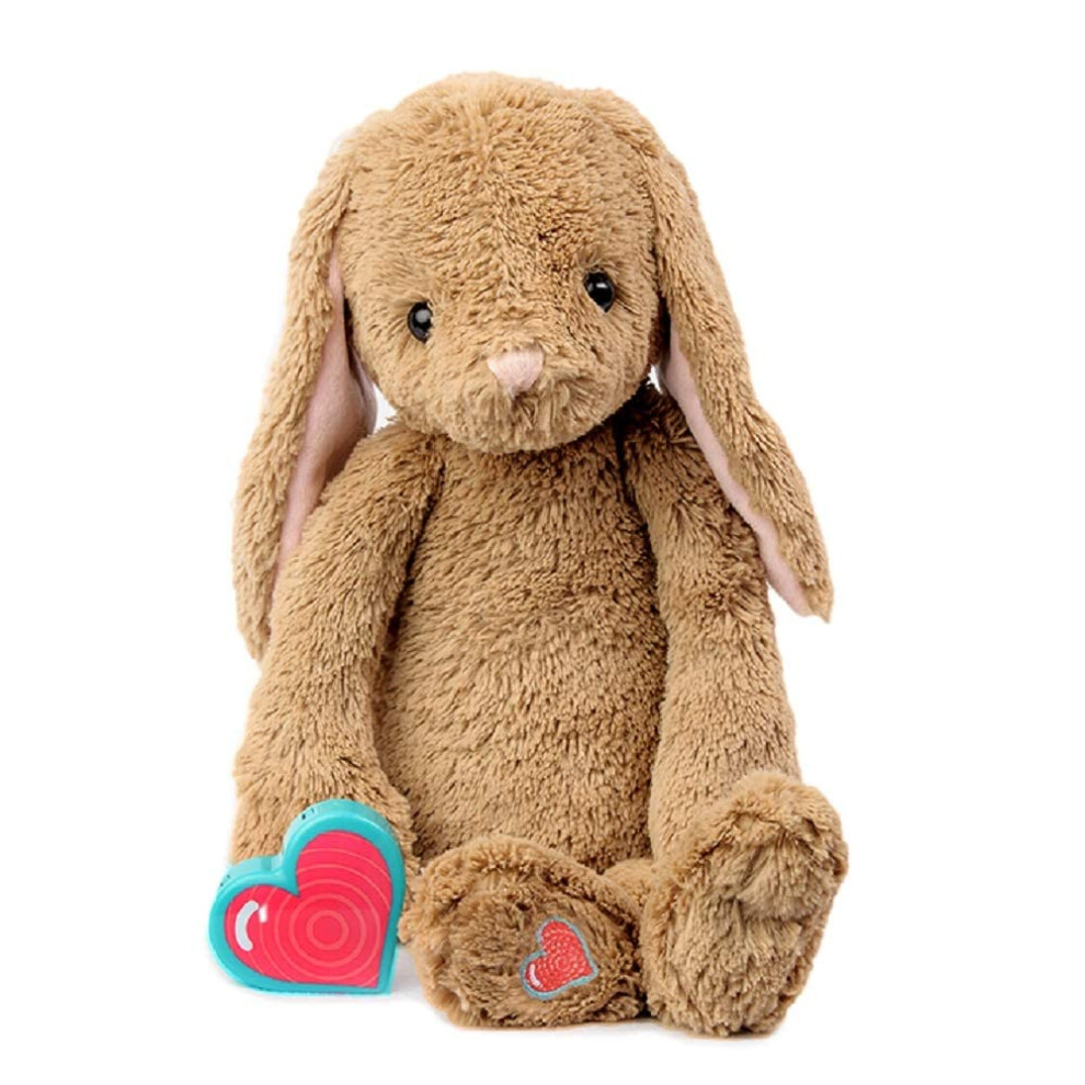 My Babys Heartbeat Bear Recordable Stuffed Animals 20 sec Heart Voice Recorder for Ultrasounds and Sweet Messages Playback  Per