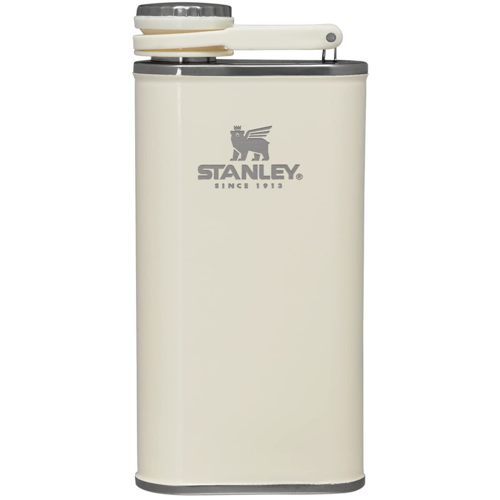 Stanley Classic Easy Fill Wide Mouth Flask 8oz Cream Gloss