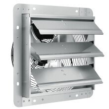 VEVOR 30 cm Abluftventilator, Hochgeschwindigkeit 1000 CFM, Aluminium Wandmontage Dachventilator mit AC-Motor