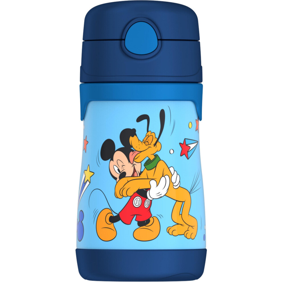 THERMOS Vacuum Insulated Stainless Steel 10oz Straw Bottle  Mickey Mouse