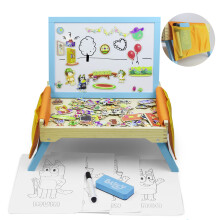 Bluey 102D Creation Station - 2-in-1 Magnetic Whiteboard & Lap Tray for Kids, Portable Desk & Snack Time