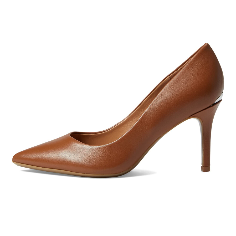 Calvin Klein Womens Gayle Pump  Cognac 212  75