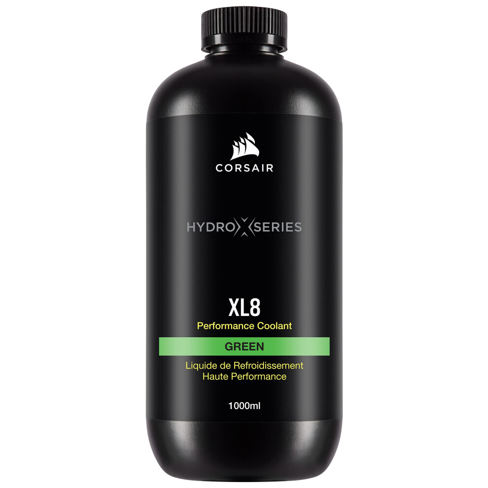 CORSAIR Hydro X Series  XL8  Performance Coolant  1L  Translucent Green