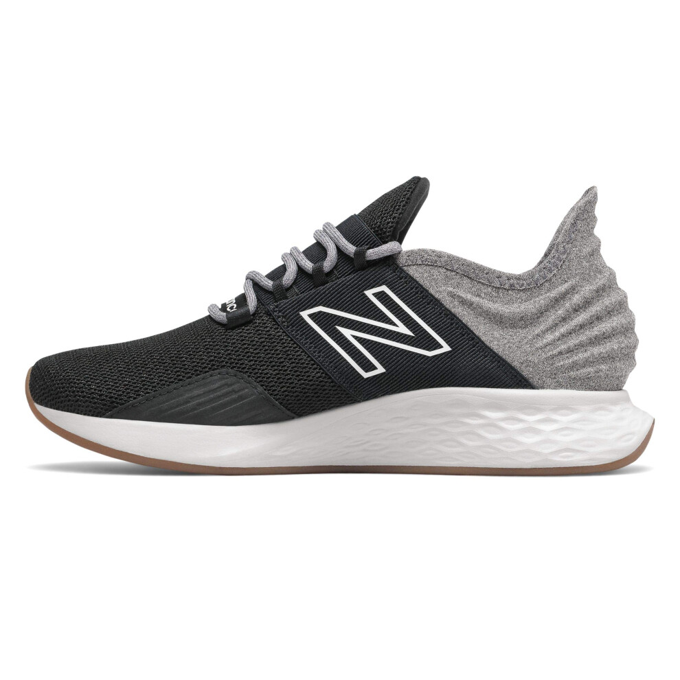 New Balance Womens Fresh Foam Roav V1 Sneaker  BlackLight Aluminum  85 M US