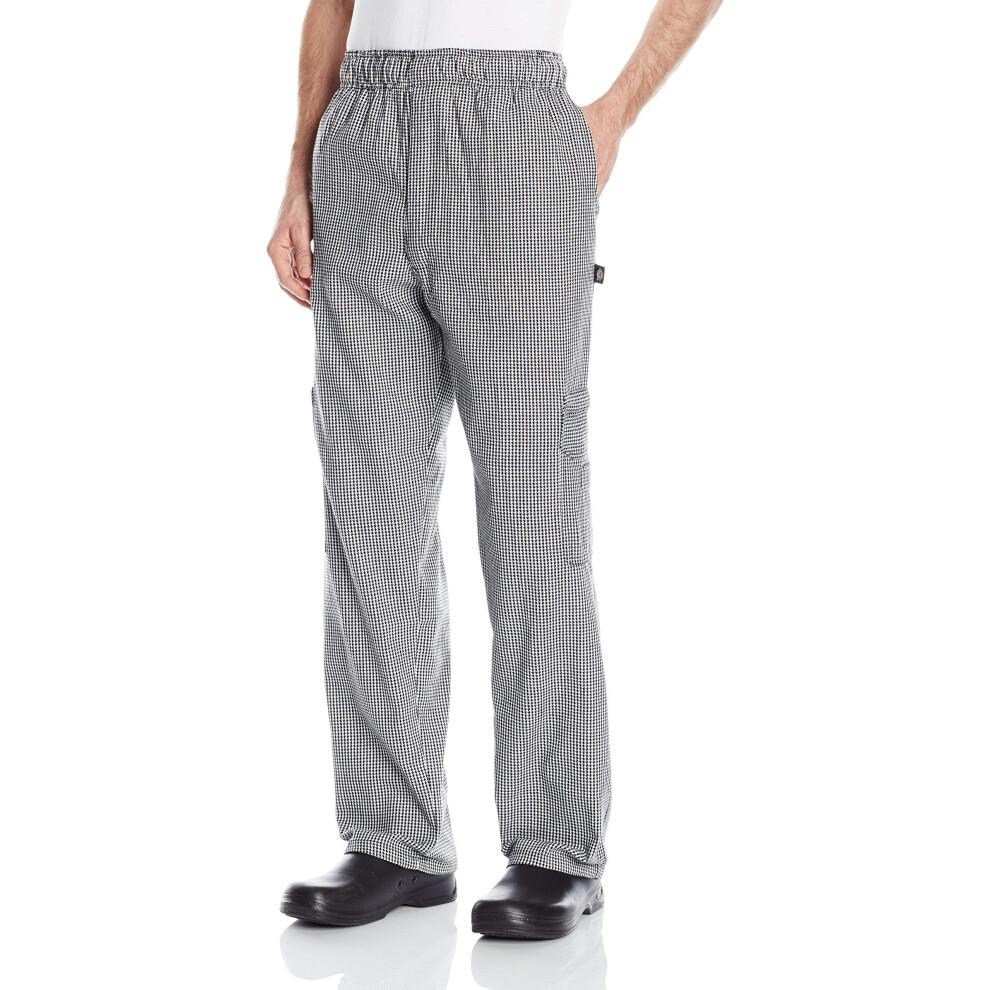 Dickies Mens The Cargo Collection Chef Pant  Houndstooth  XLarge