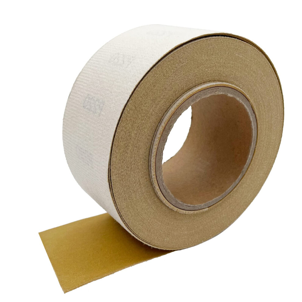 220 Grit Hook And Loop Sandpaper Roll 234 X 20 Yard Aluminium Oxide Hookandloop Backed Sand Paper Emery Cloth For Wood Fu 774144360879