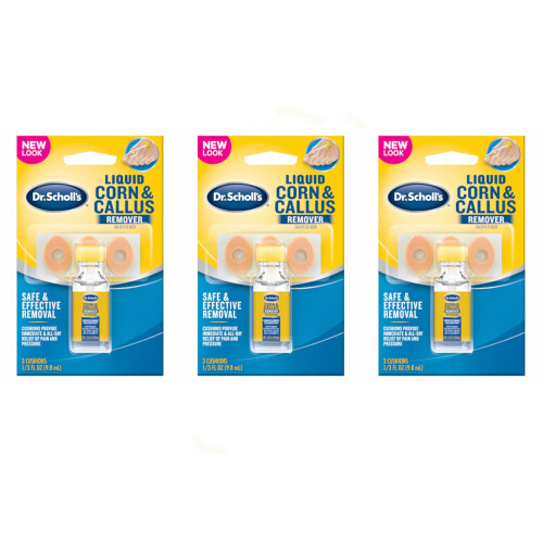 Scholl Dr. Scholl's Liquid Corn & Callus Remover,.33 oz. (3-Pack)