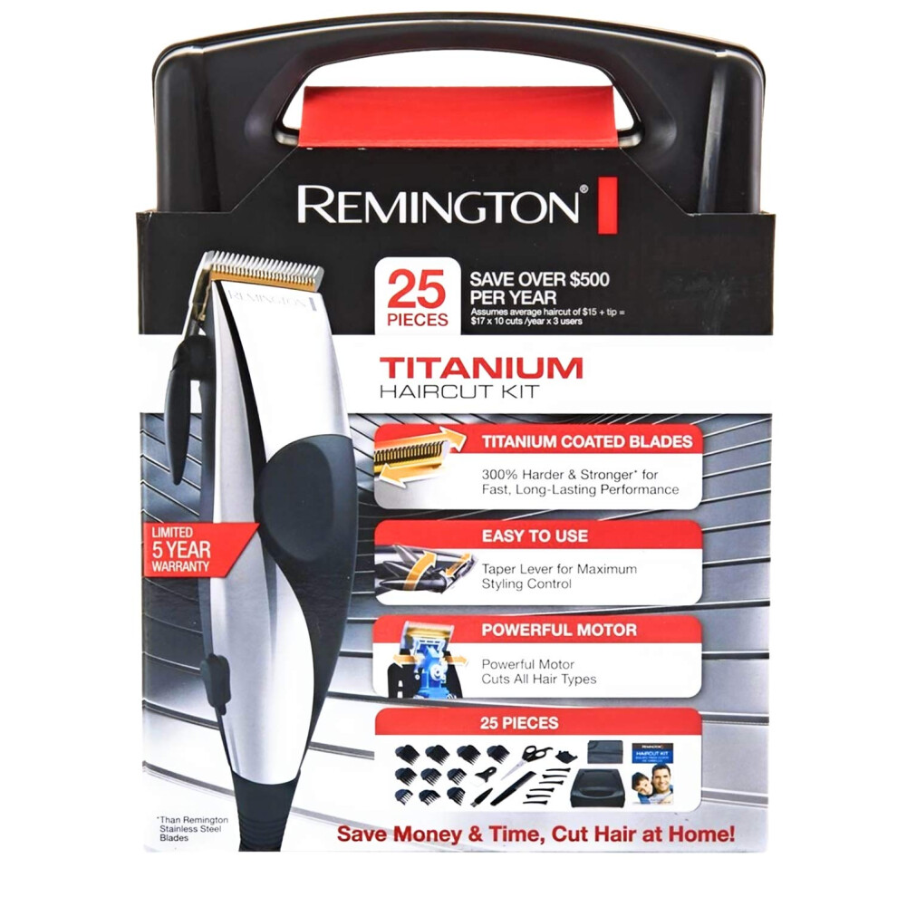 Remington HC822 25 Piece Trim Expert Hair Clipper Set