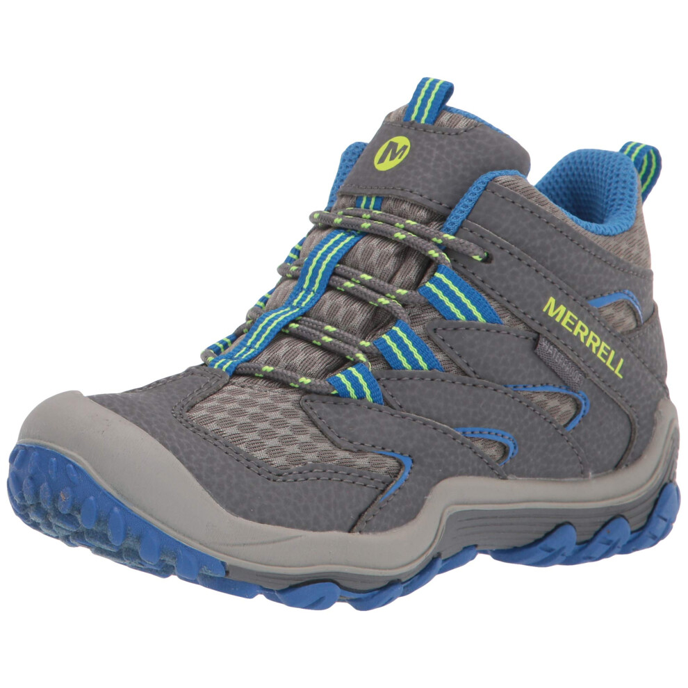 Merrell CHAMELEON 7 ACCESS MID WTRPF Hiking Boot  GREYBLUE  35 US Unisex big kid