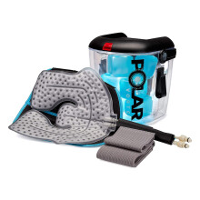 Kit di Terapia con Acqua Fredda Polar Vortex - Macchina per Circolazione del Ghiaccio con Fascia per Ginocchio/Gomito/Spalla