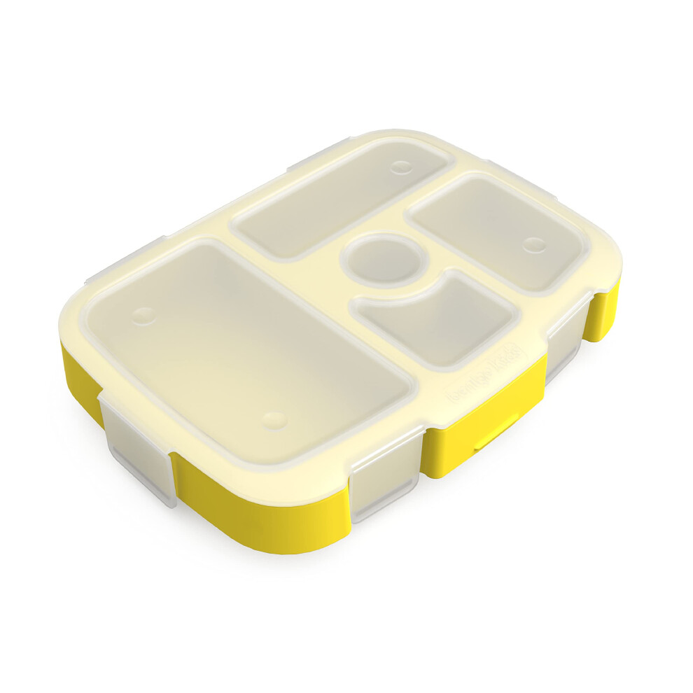 Bentgo Kids Prints Tray With Transparent Cover - Reusable, Bpa-Free, 5-Compartment Meal Prep Container With Built-In Portion Control For Healthy Meals