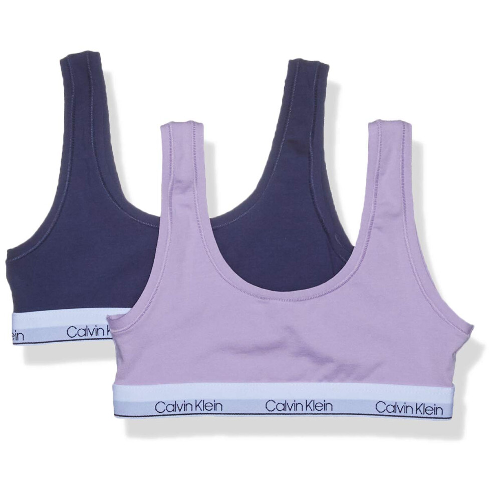 Calvin Klein Girls Little Modern Cotton Bralette 2 Pack