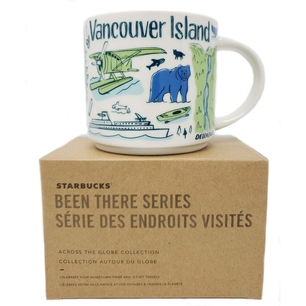 Starbucks Been There Series  Vancouver Island  BC  British Columbia  Canada Mug  14 Fl Oz