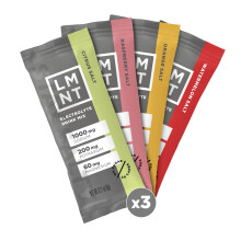 LMNT ZeroSugar Electrolytes Variety Pack Hydration Powder Packets No Dodgy Ingredients Keto Paleo Friendly 12 Stick