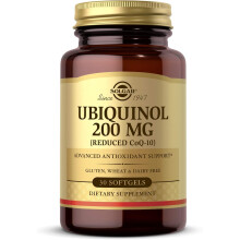 Solgar, Ubiquinol (CoQ10 Réduit), 200 mg, 30 Softgels