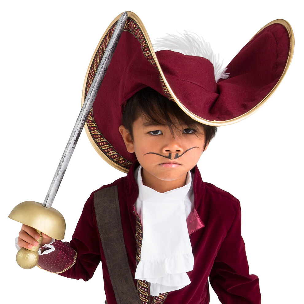 Disney Captain Hook Hat for Kids  Peter Pan  one size