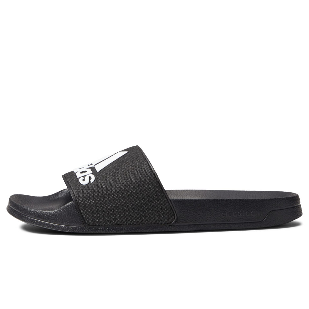 adidas Unisex Shower Slide Sandal  BlackWhiteCore Black  9 US Men