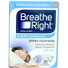 Breathe Right Nästäpningar Klara Liten/Mellan 30 Stycken (3-pack)