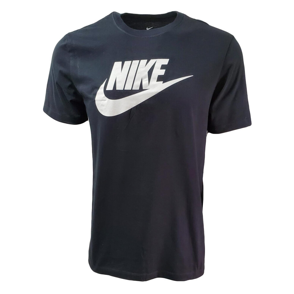 Nike Mens Graphics Logo Sportswear TShirt US  Alpha  Medium  Regular  Regular  BlackWhite