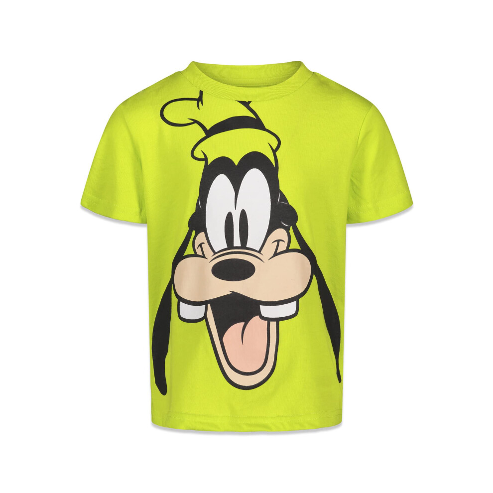 Disney Mickey Mouse Goofy Toddler Boys TShirt Green 4T