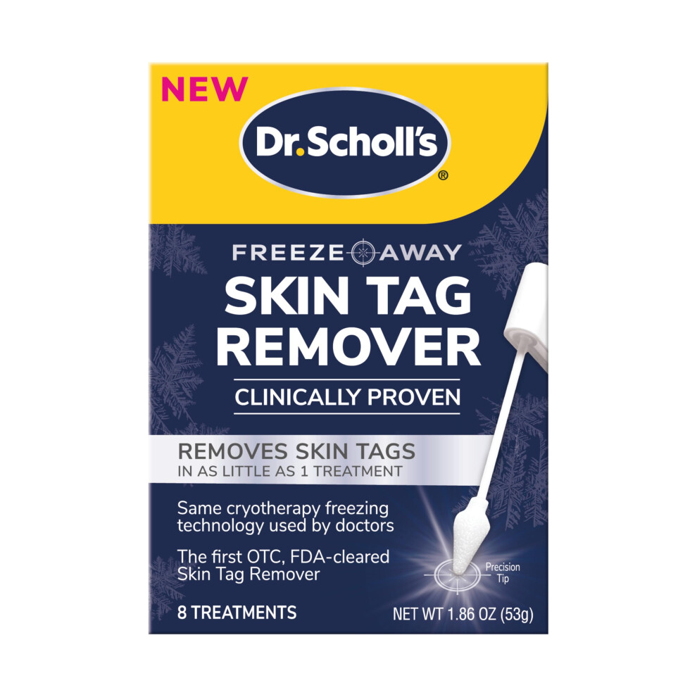 Dr Scholls Freeze Away Skin TAG Remover  8 Ct  Removes Skin Tags in As Little As 1 Treatment  FDACleared  Clinically Proven