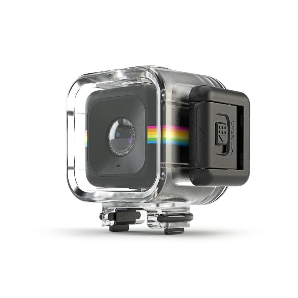 Polaroid Waterproof Shockproof Case for the Polaroid CUBE  CUBE HD Action Lifestyle Camera  Connects to All Mounts in CUBE Ser