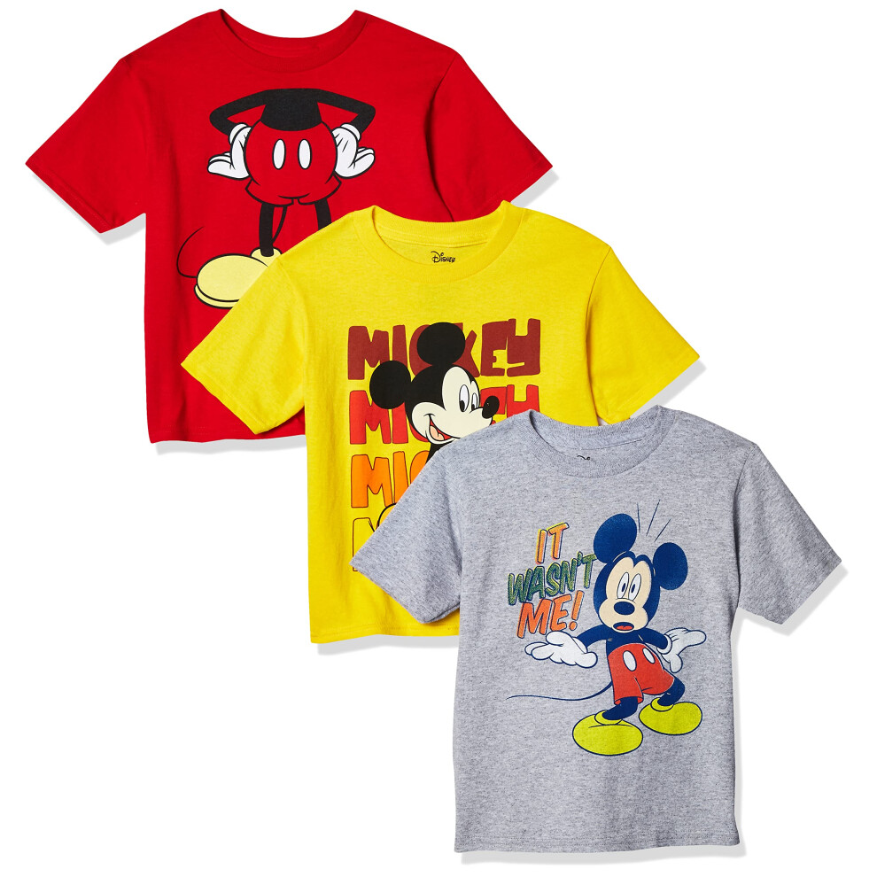 Disney Little Boys Toddler Mickey Mouse 3Pack TShirts  Assorted  3T