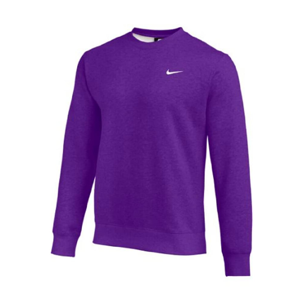 Nike MENS CLUB CREW SWEATSHIRT Purple  Large