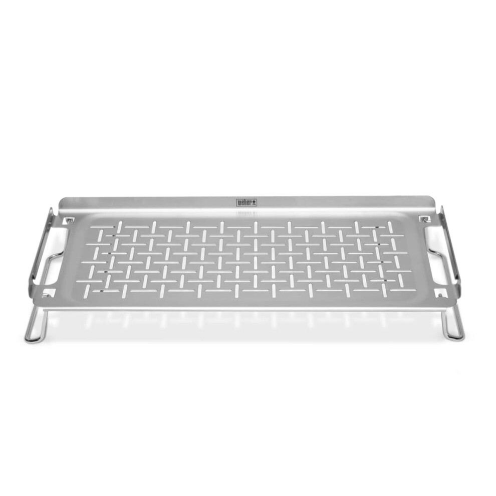 Weber 6784 Griddle Warming Rack  Silver