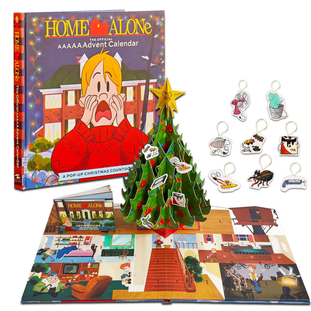Home Alone Advent Calendar Countdown to Christmas  24 Day PopUp Home Alone Advent Calendar 2023 with Ornaments Featuring Class