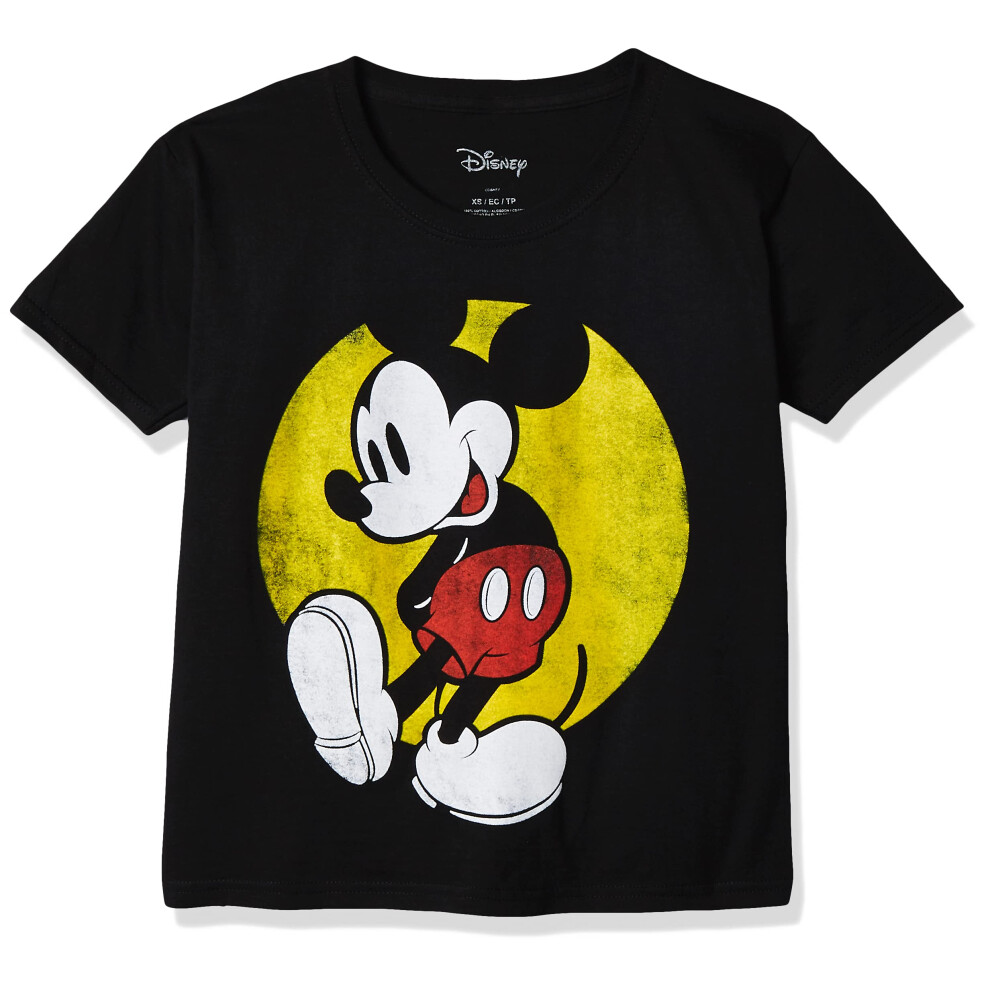 Disney boys Mouse of Rising Sun T Shirt  Black  Medium US