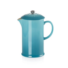 LE CREUSET Stoneware Cafetiere with Metal Press 750 mlTeal Ceramic 17 x 11 x 22 cm