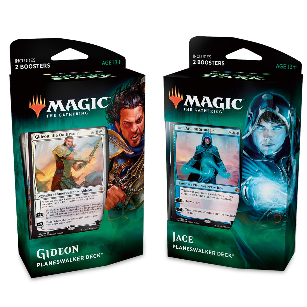 Magic The Gathering MTG War of The Spark  Both Planeswalker Decks