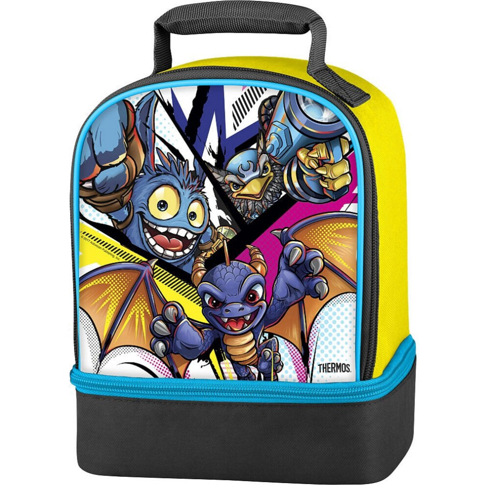 Skylanders Dual Compartment Insulated Lunch Box