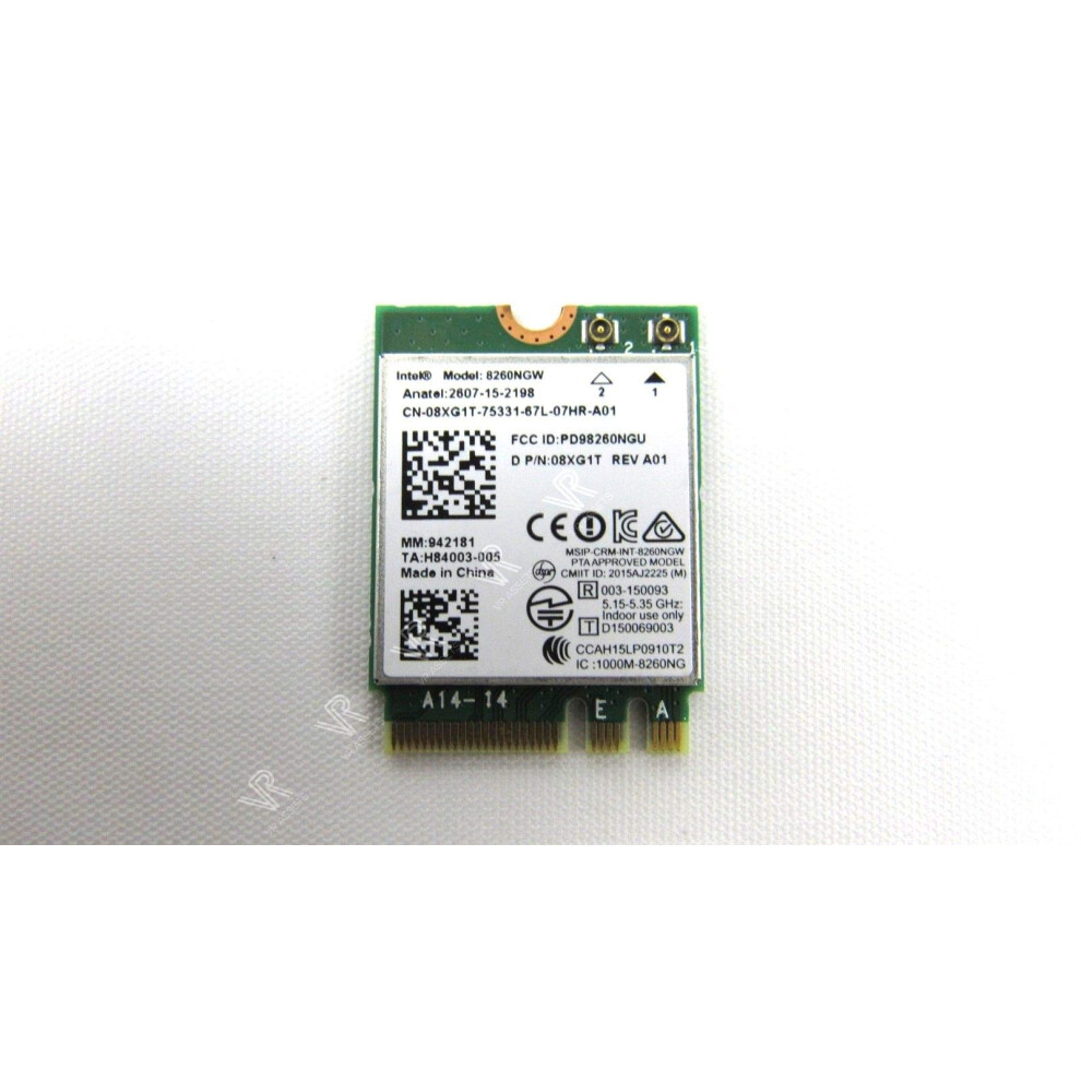 Dell 8XG1T Intel 8260NGW Dual Band Wireless AC8260 BT 42 WLAN Card